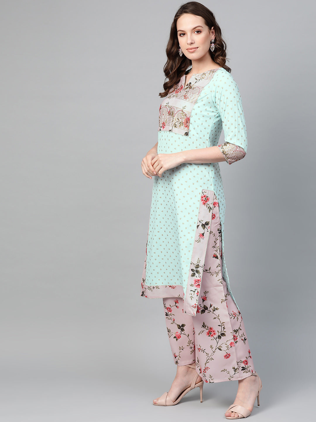 Women's  Printed Straight Kurta Set