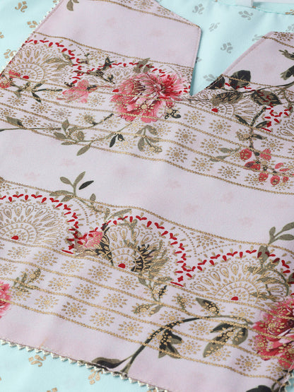Women's  Printed Straight Kurta Set