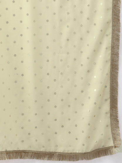 Women's  Printed Sleeveless Kurta Set
