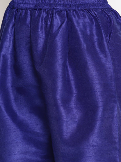 Women's S Blue Muslin Kurta Set