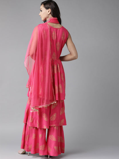 Women's S Pink Kurta Set