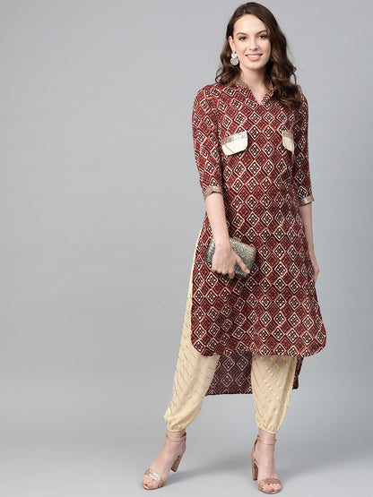 Women's  Pathani Kurta With Dhoti