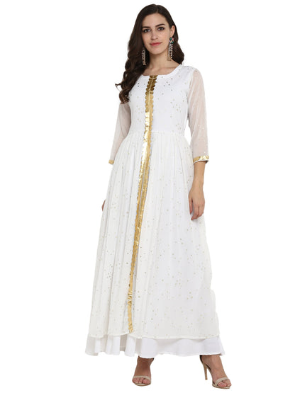 Women's Designer Double Layer Dress Only