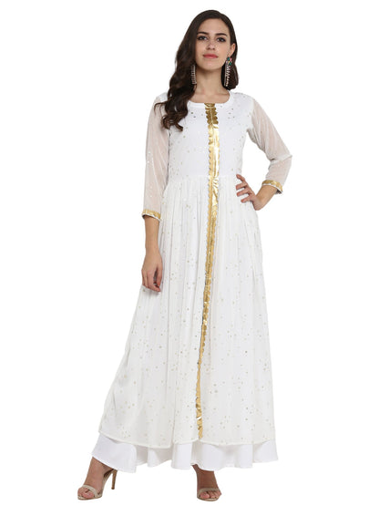 Women's Designer Double Layer Dress Only