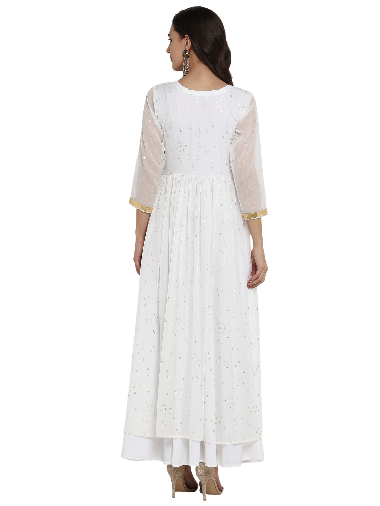 Women's Designer Double Layer Dress Only
