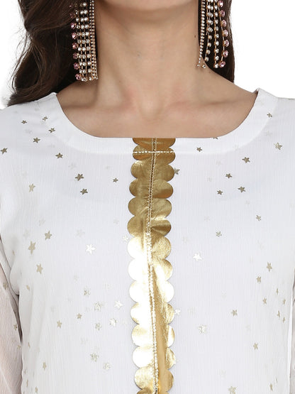 Women's Designer Double Layer Dress Only