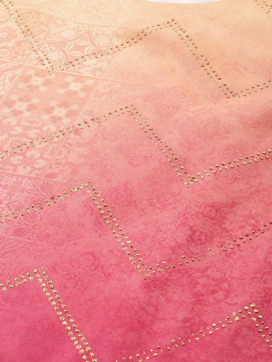 Women's Pink Crepe Printed Salwar Sui