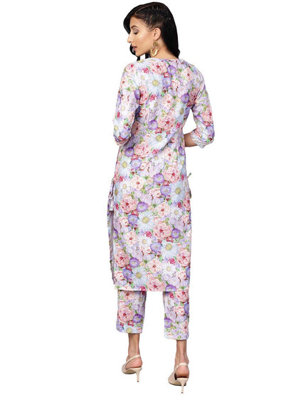 Women's Floral Printed Kurta Set