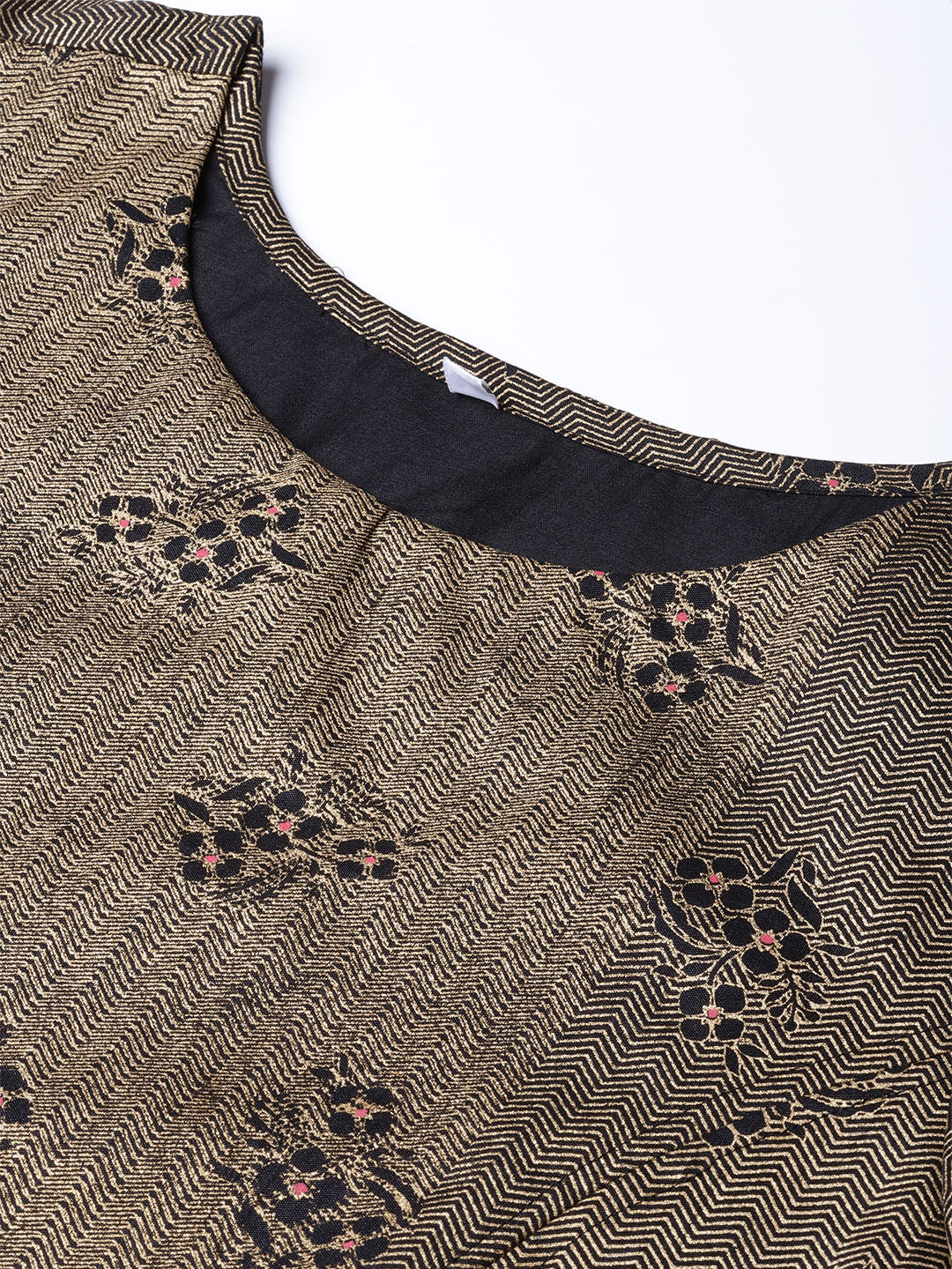 Women's  Printed High Low Hem Kurta With Trouser
