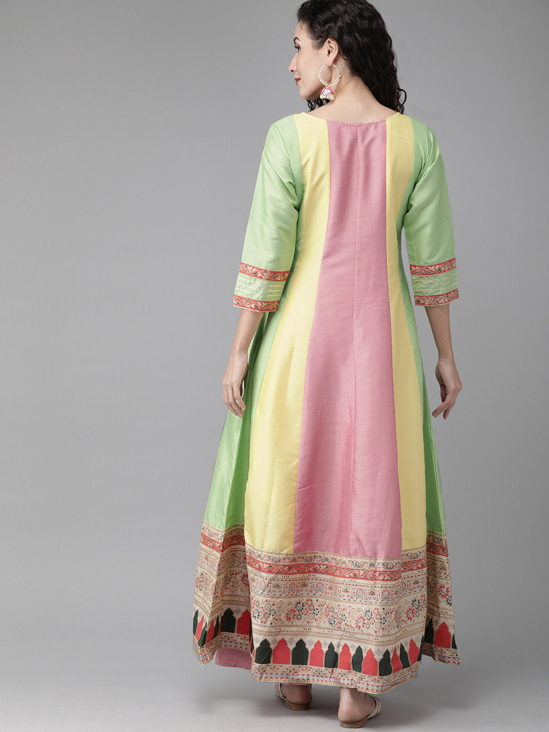 Women's  Pleated Kurta With Palazzo