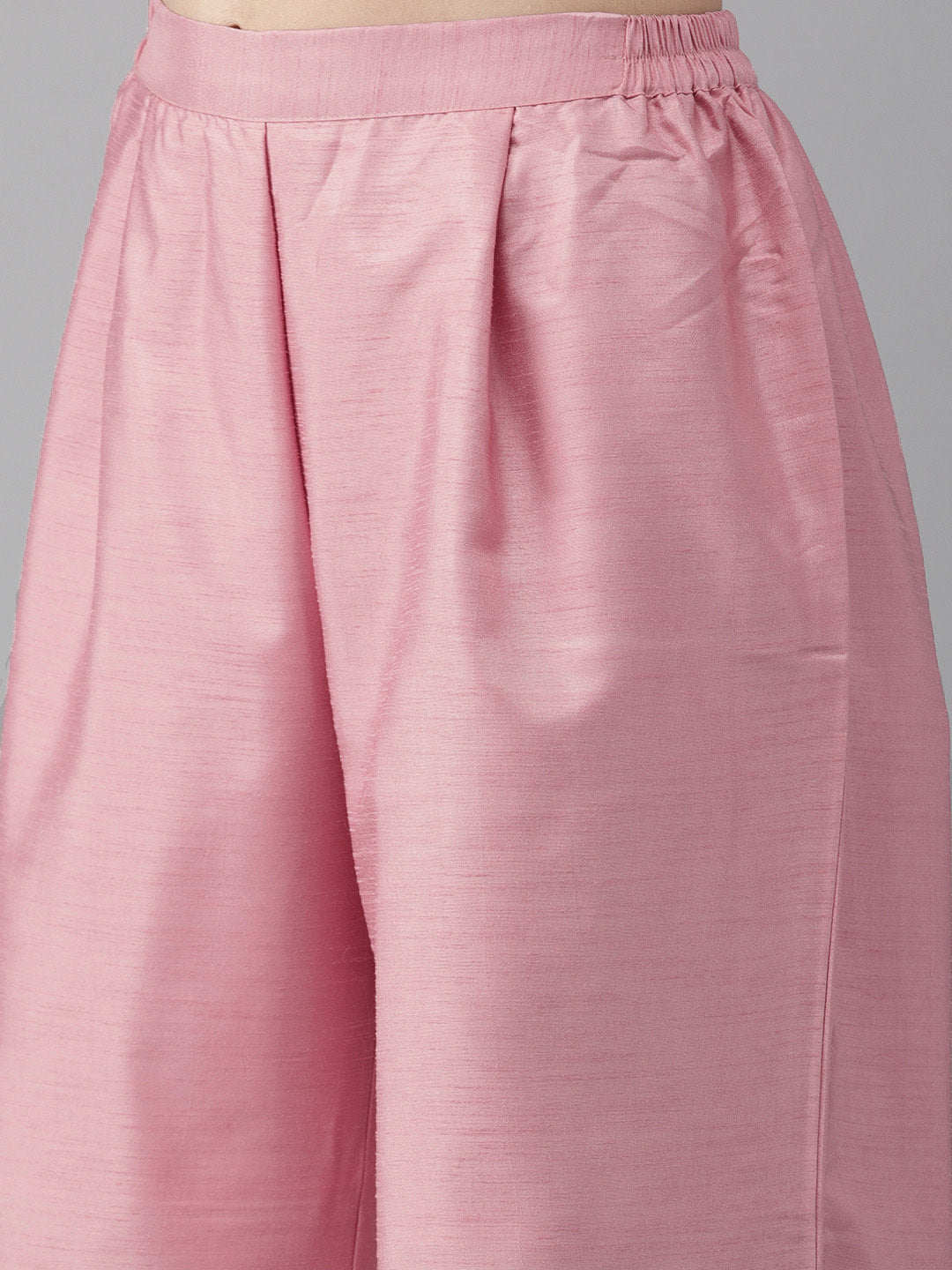 Women's  Pleated Kurta With Palazzo