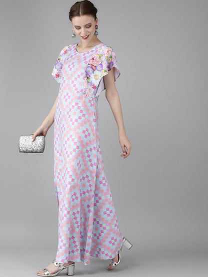 Women's Printed Long A- Line Only Kurta