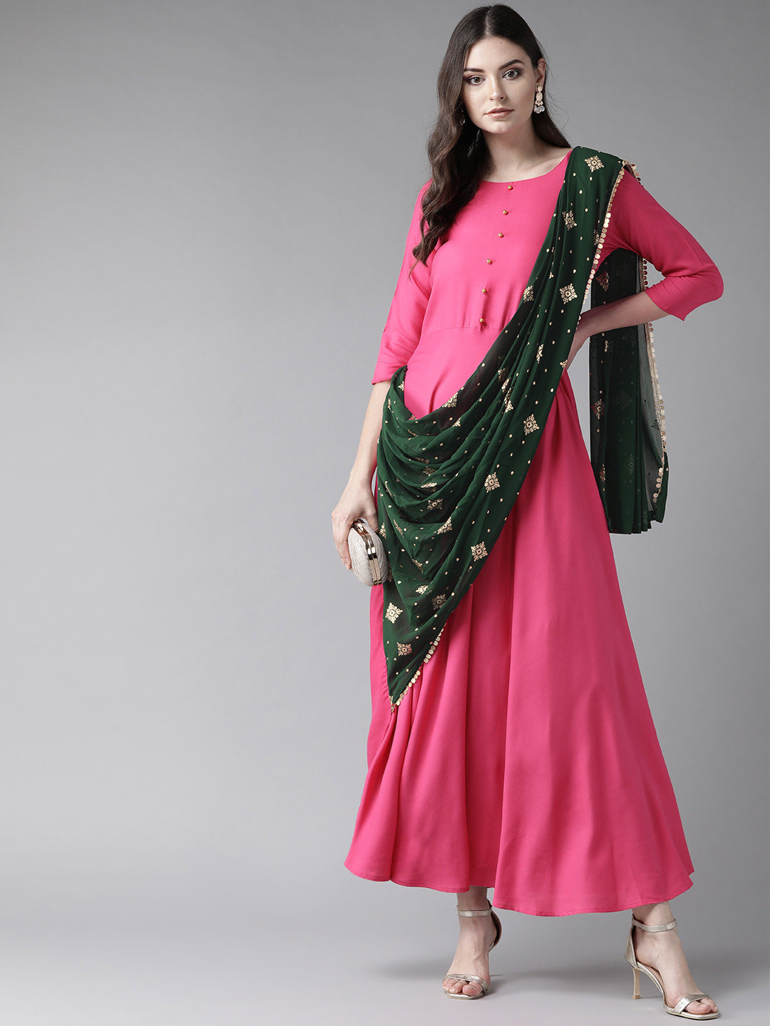 Women's Women's Dark Pink Only Gown