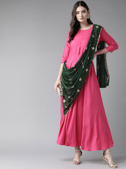 Women's Women's Dark Pink Only Gown