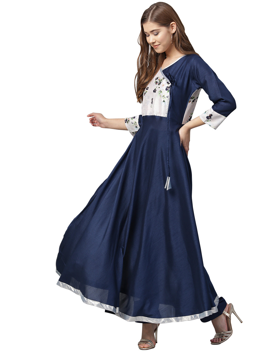Women's Blue A-Line Only Kurta