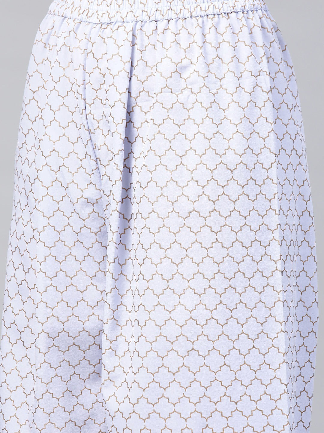 Women's Crepe Printed Kurta Palazzo Se