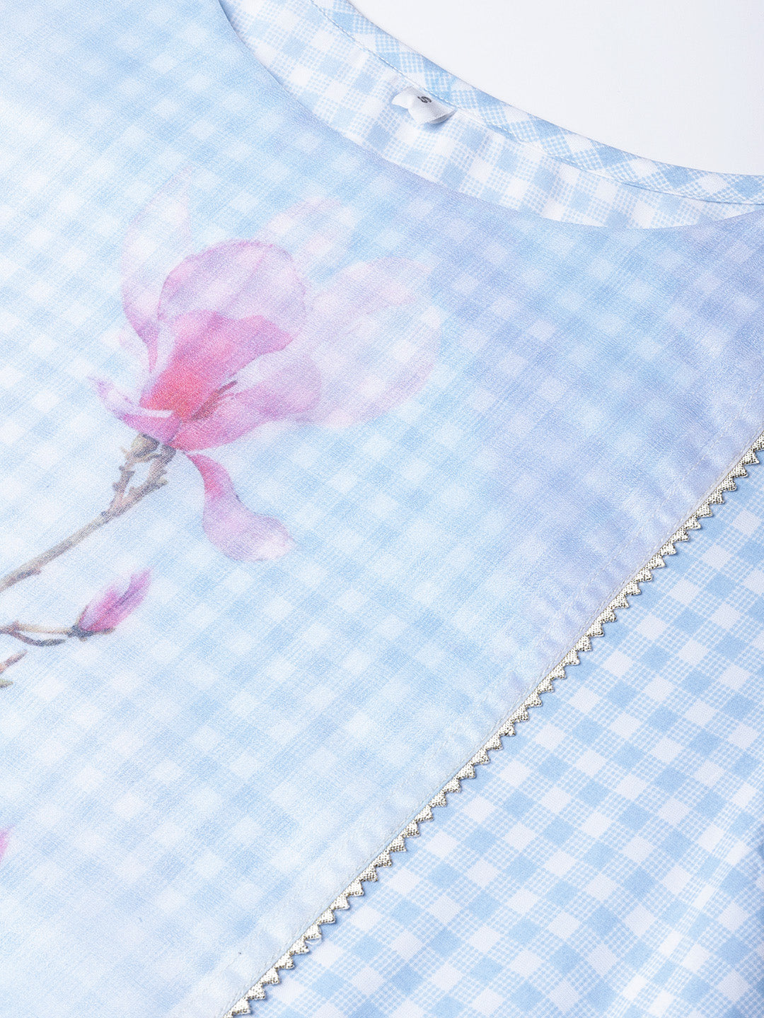 Women's Printed A Line Kurta With Plazzo