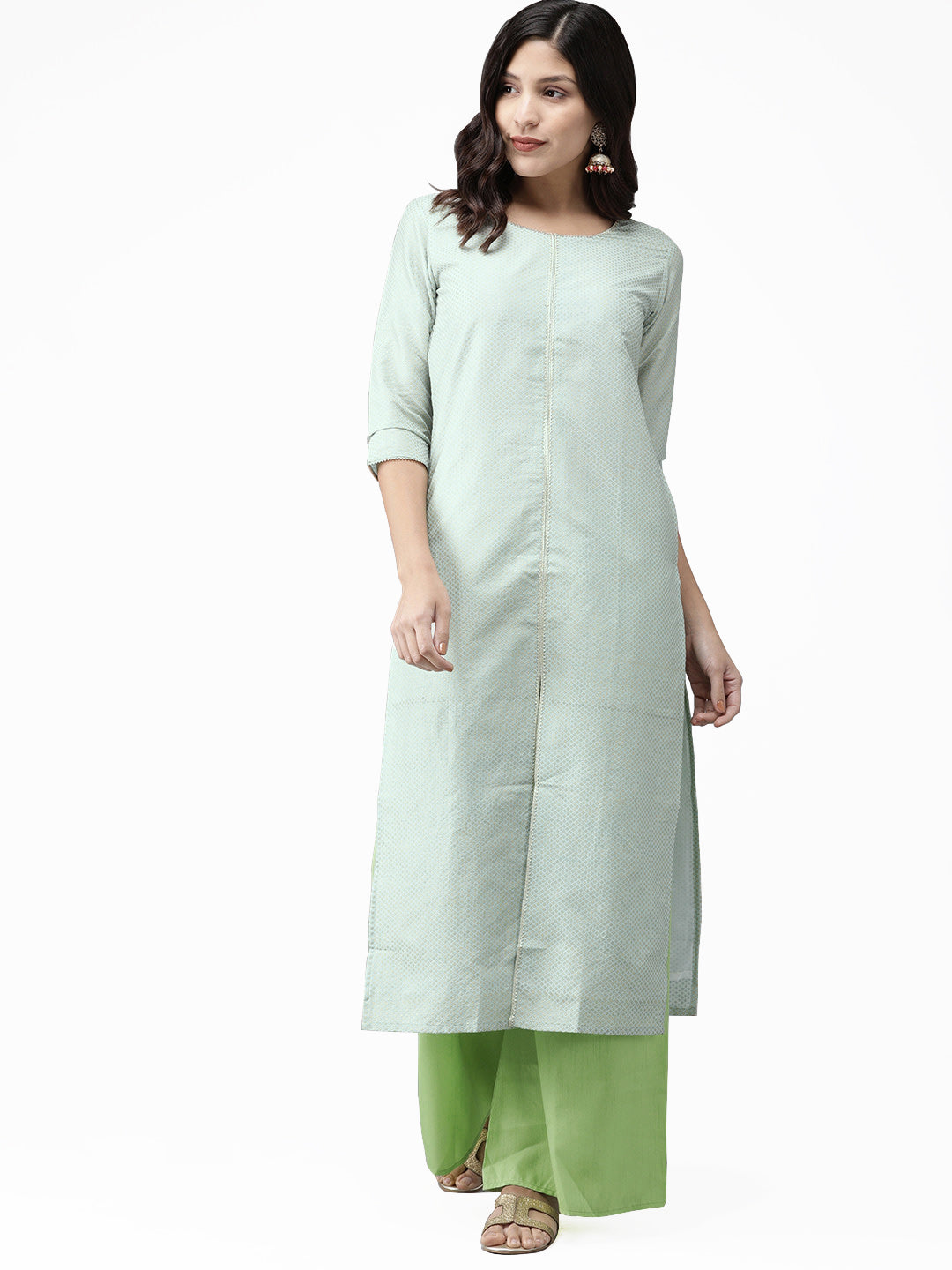 Women's  Straight Kurta With Palzzo