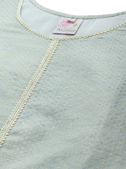 Women's  Straight Kurta With Palzzo