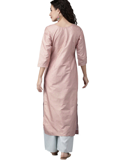 Women's  Solid  Kurta With Plazzo