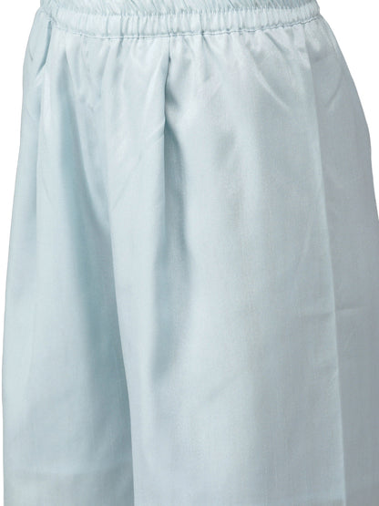 Women's  Solid  Kurta With Plazzo