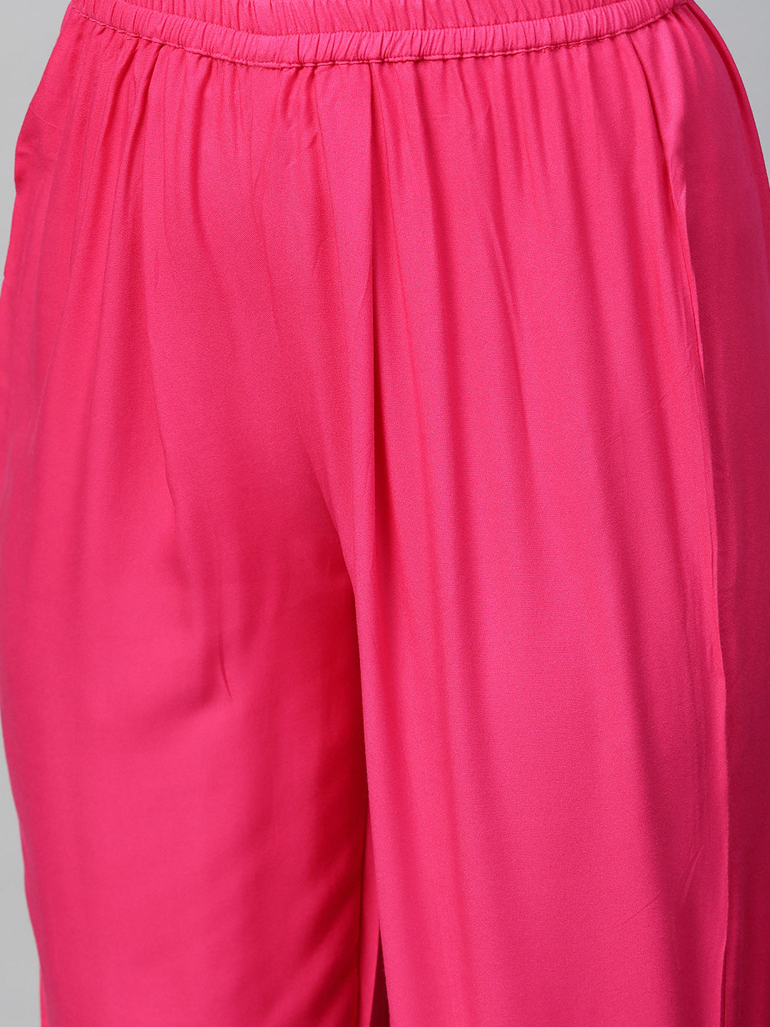 Women's Colourblocked A Line Kurta With Pant