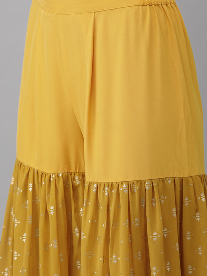 Women's Mustard Suit Set
