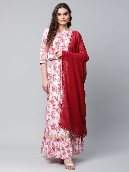 Women's Lehenga Choli Set With Dupatta By Ahalya