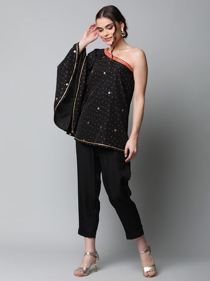 Women's Printed Top With Trouser Set By Ahalyaa