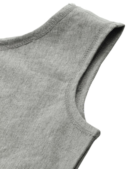 Women's Grey Fleece Solid Top Pant With Printed Jacke