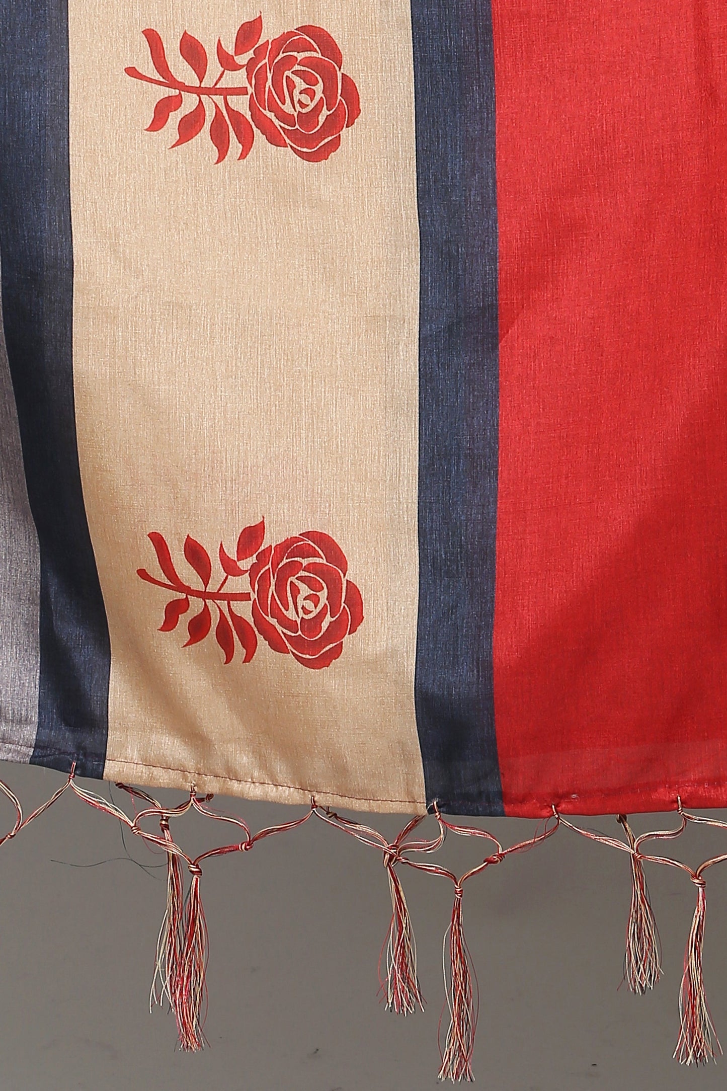 Women's Red Color Art Silk Digital Printed Dupatta