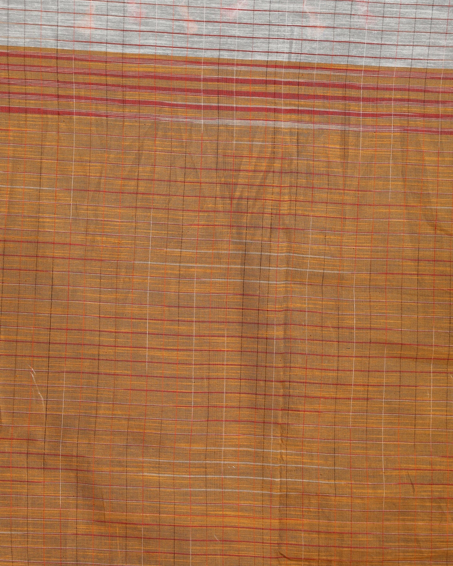 Women's Kotki Border Ice Blue Cotton Blend Handloom Saree