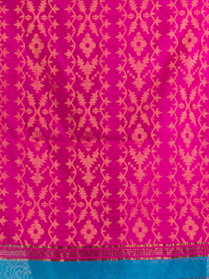 Women's Tute Cotton Blend Handloom Tangail Saree