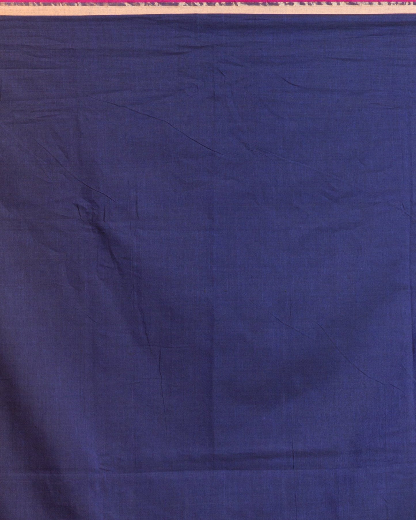 Women's Navy blue cotton jamdani saree
