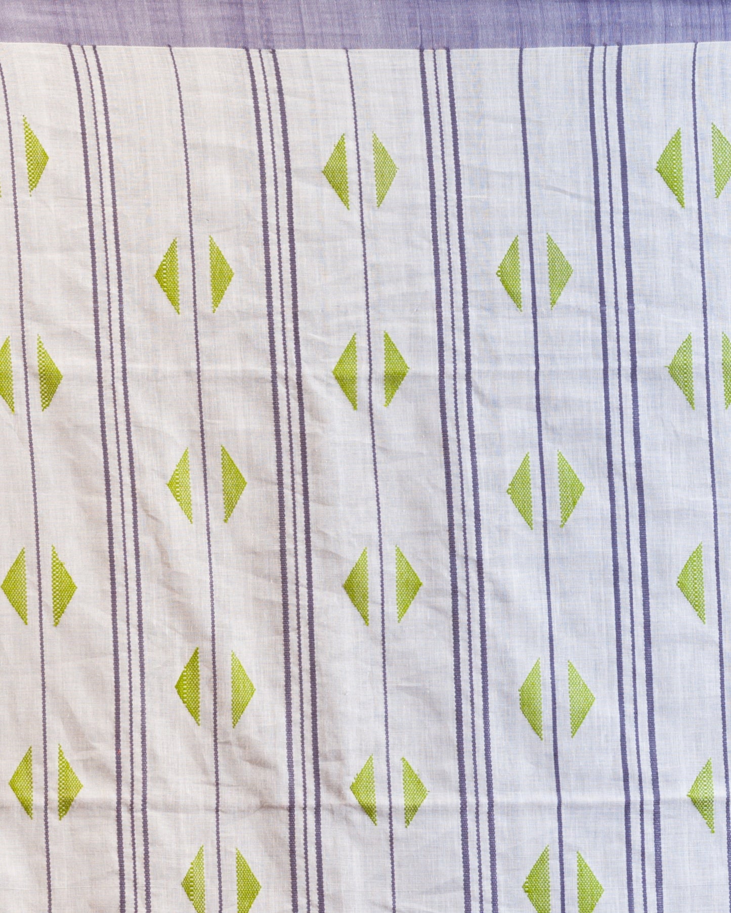 Women's Grey handwoven cotton saree