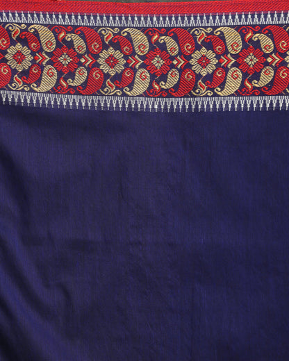 Women's Green Handloom Cotton Tangail Saree
