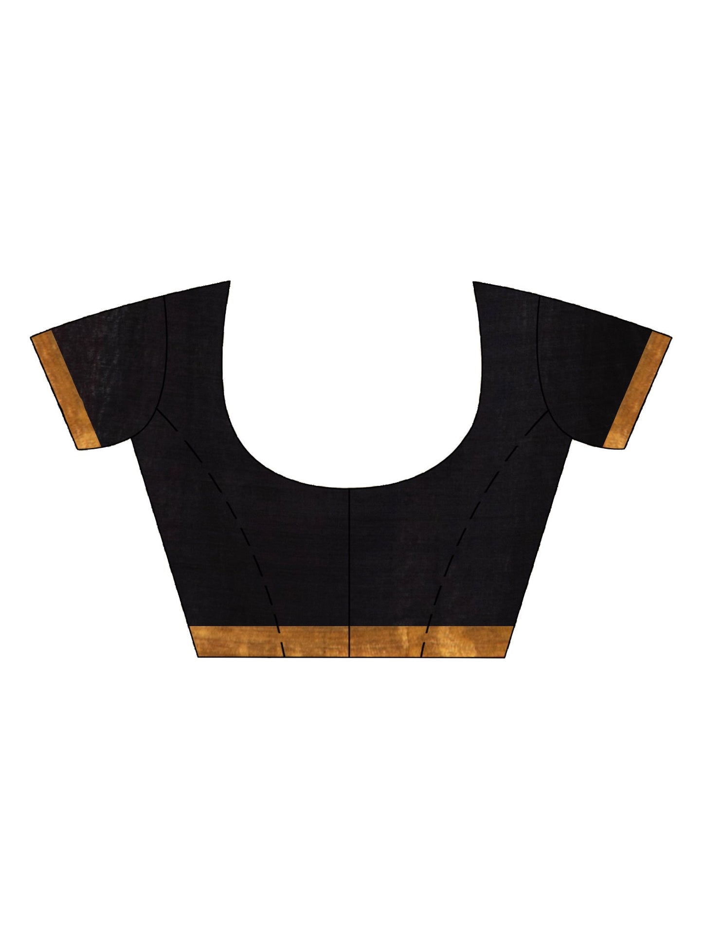 Women's Black And Red Stipe Handwoven Cotton Jamdani handloom Saree