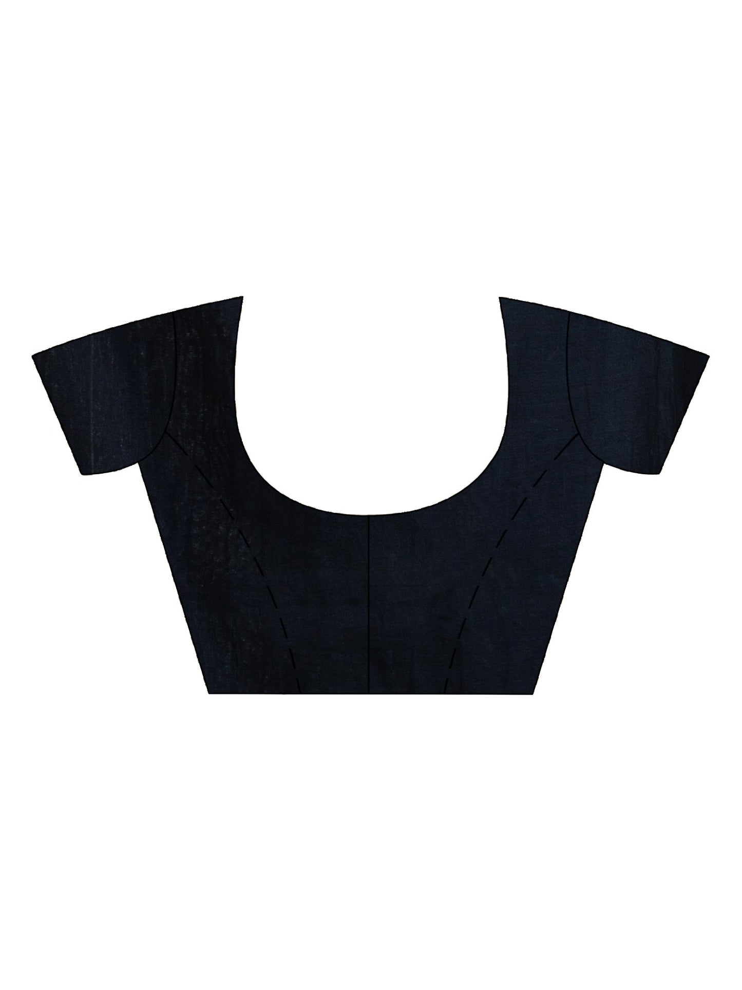 Women's Black Handwoven Cotton Jamdani handloom Saree