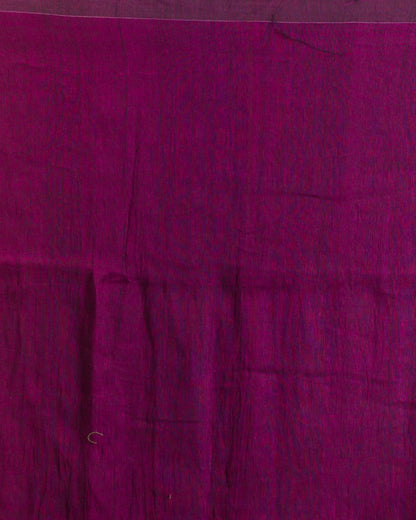 Women's Purple handwoven line saree