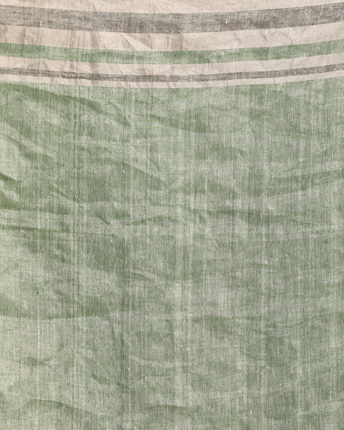 Women's Multicolour Traditional Handloom Linen Saree