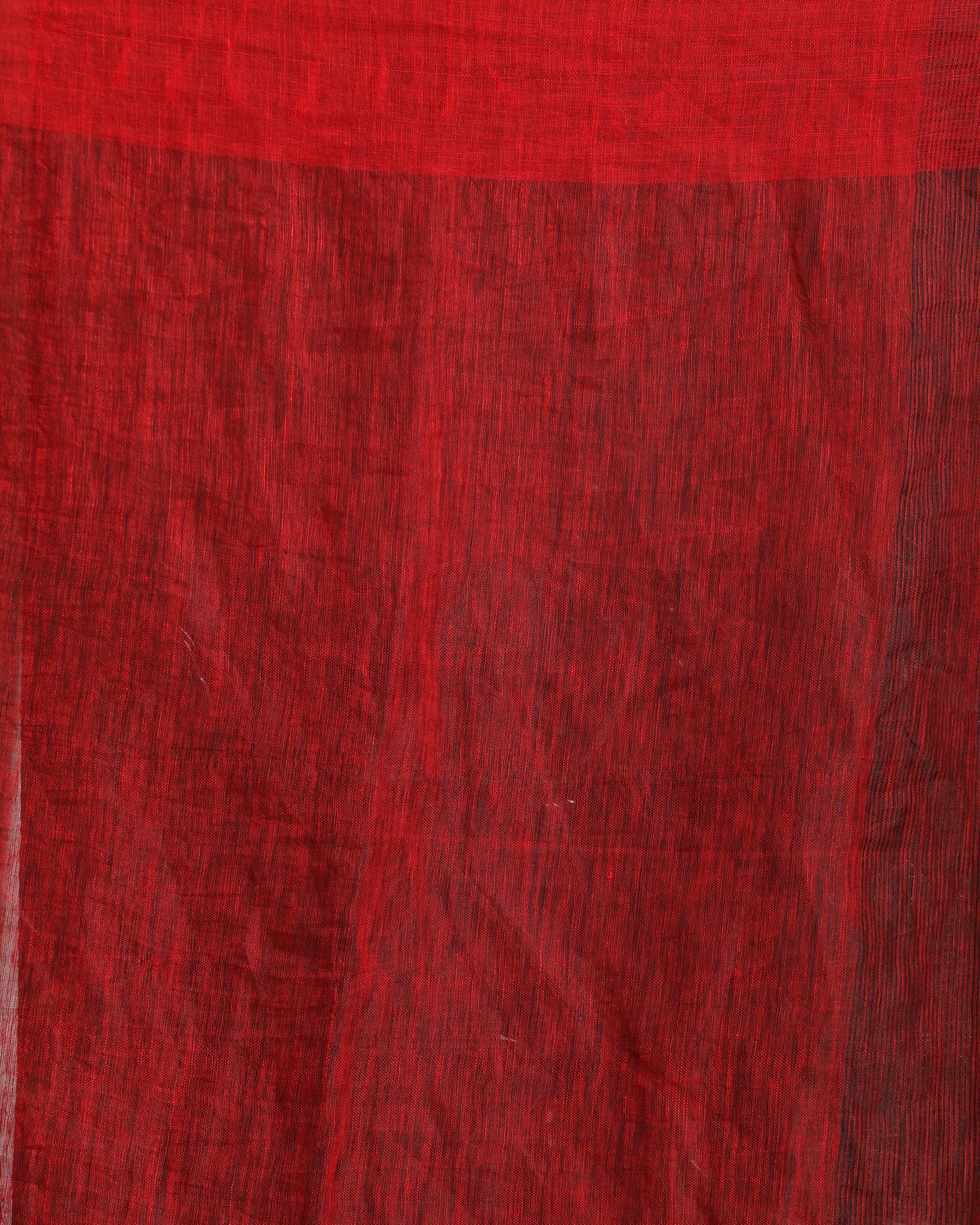 Women's Multicolour Traditional Handloom Check Linen Saree