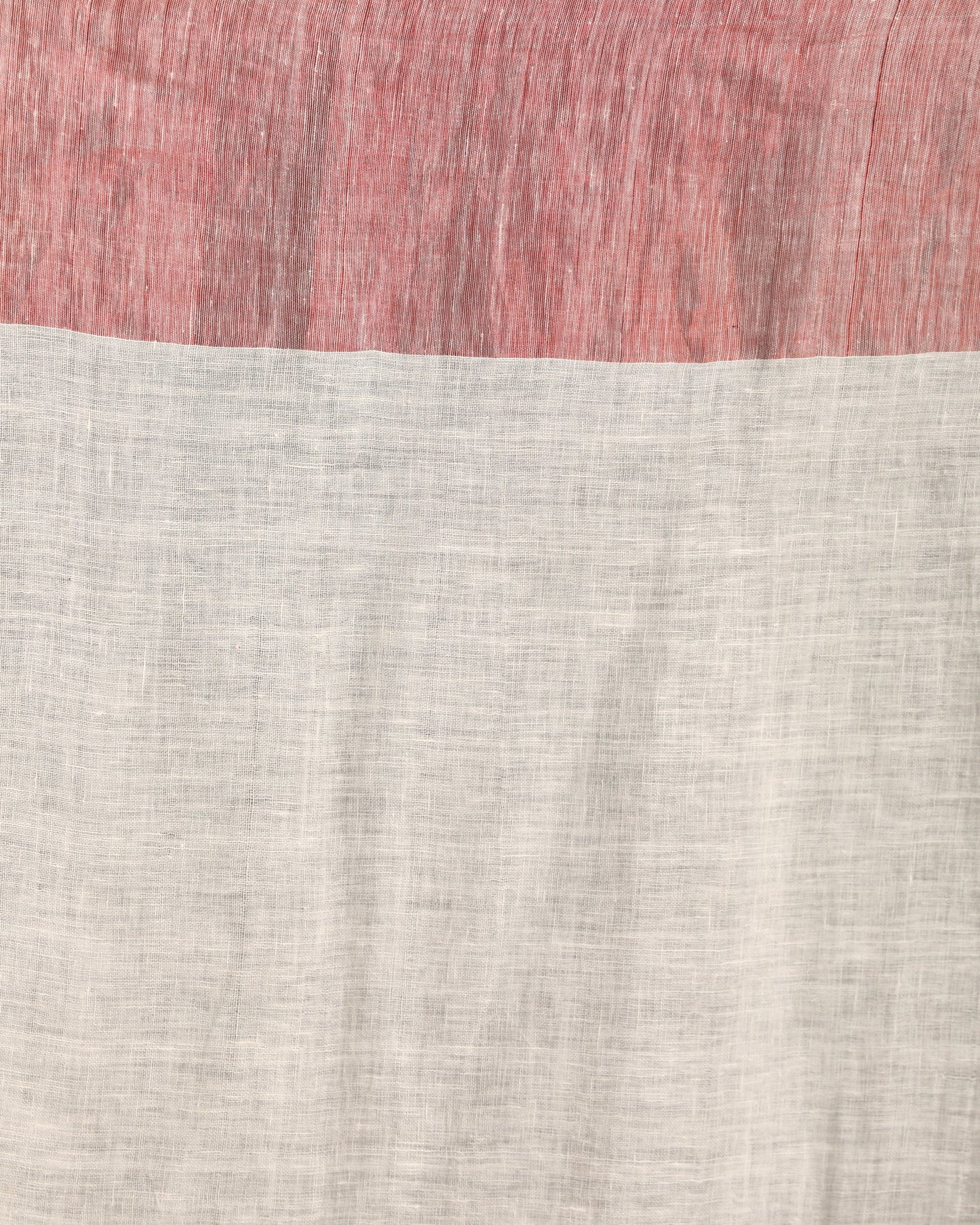 Women's Design Zari Border Off White Handloom Traditional Linen Saree
