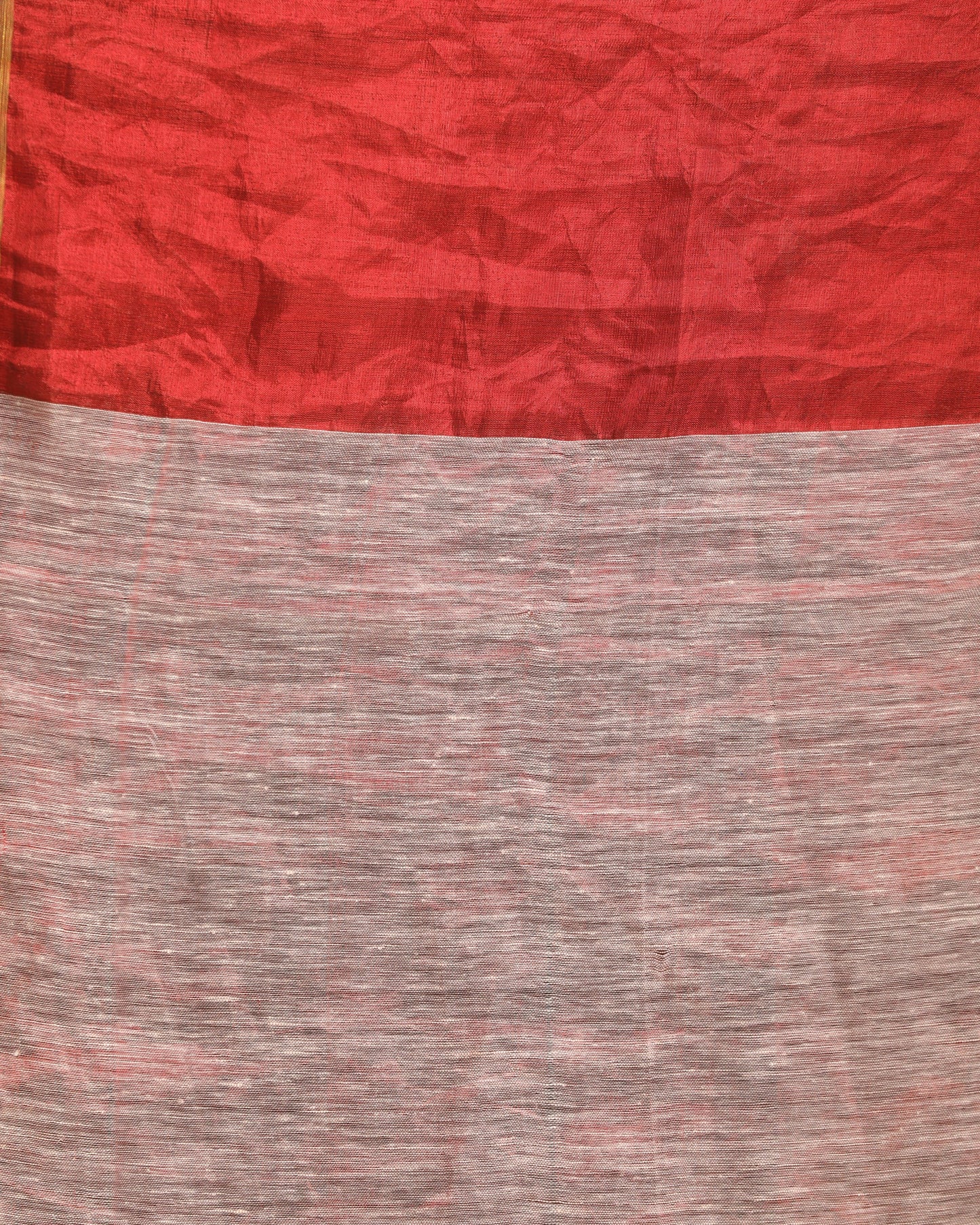 Women's Design Zari Border Lemon Handloom Traditional Linen Saree