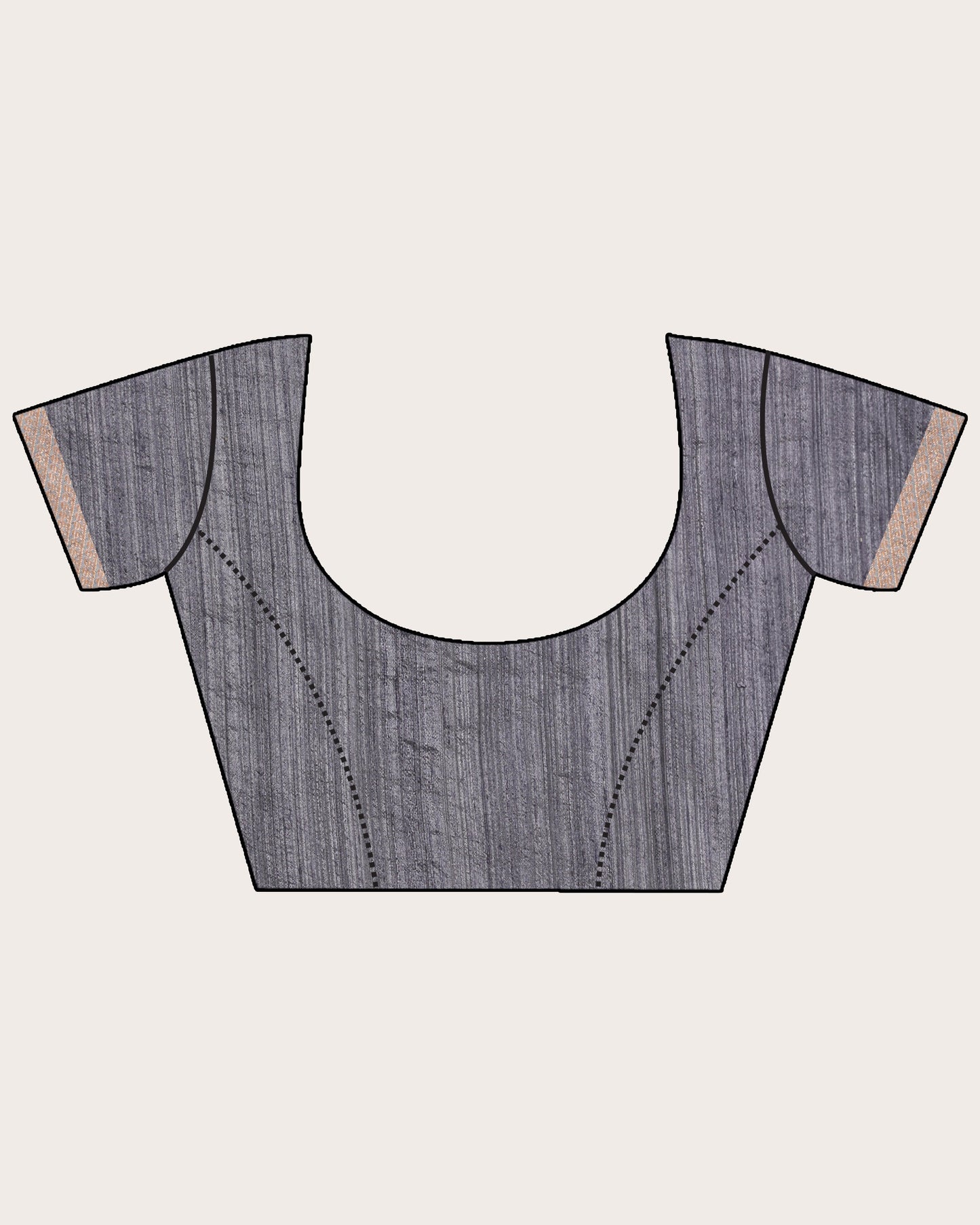 Women's Grey Handloom Traditional Tangail Matka Silk Saree