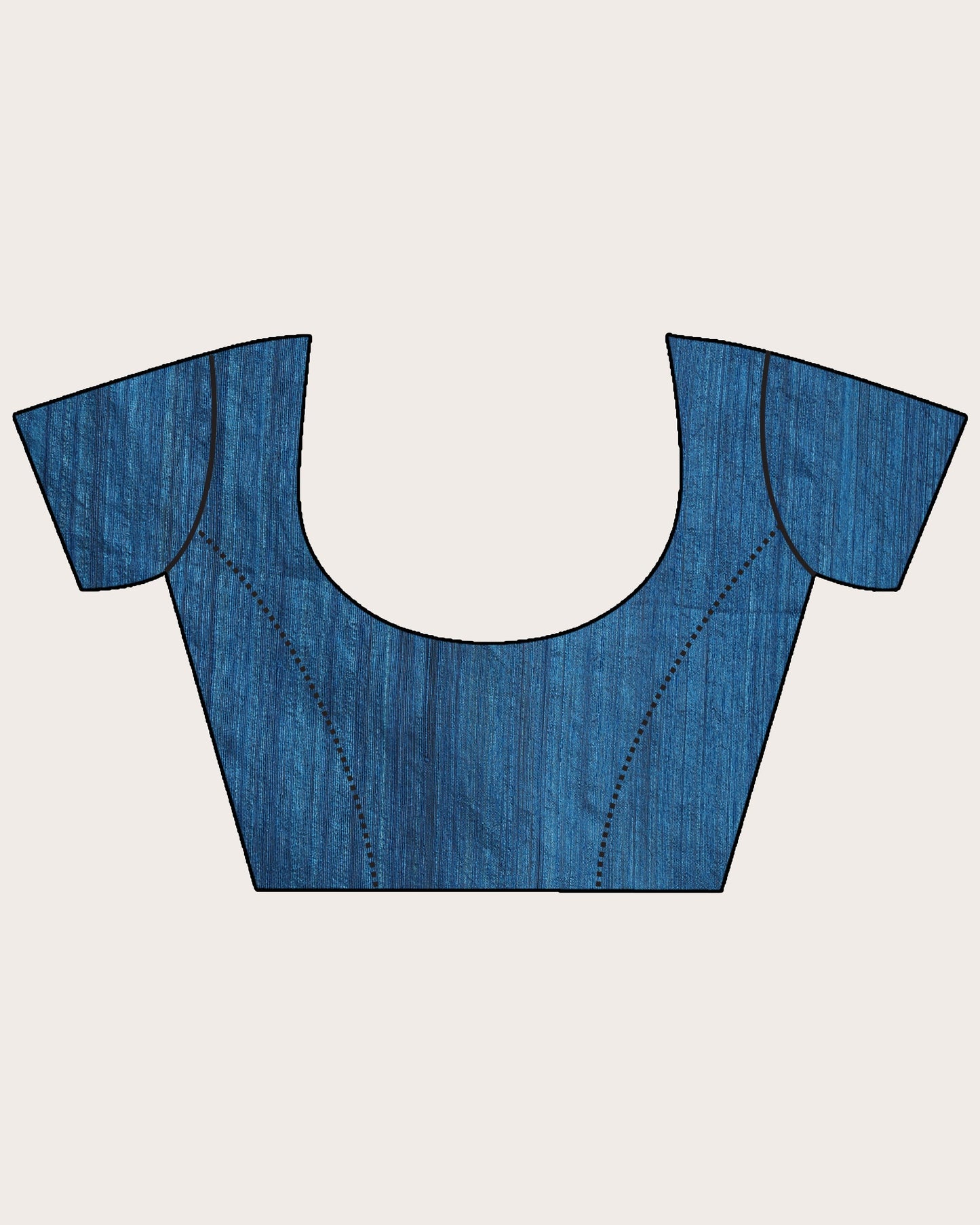 Women's Dark Sky Blue Matka Silk Handloom Traditional Jamdani Saree