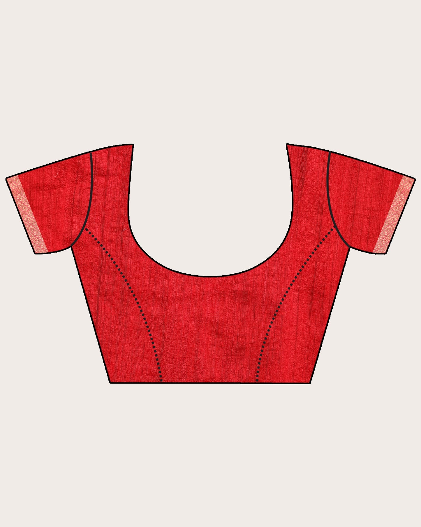 Women's Red Handloom Traditional Tangail Matka Silk Saree