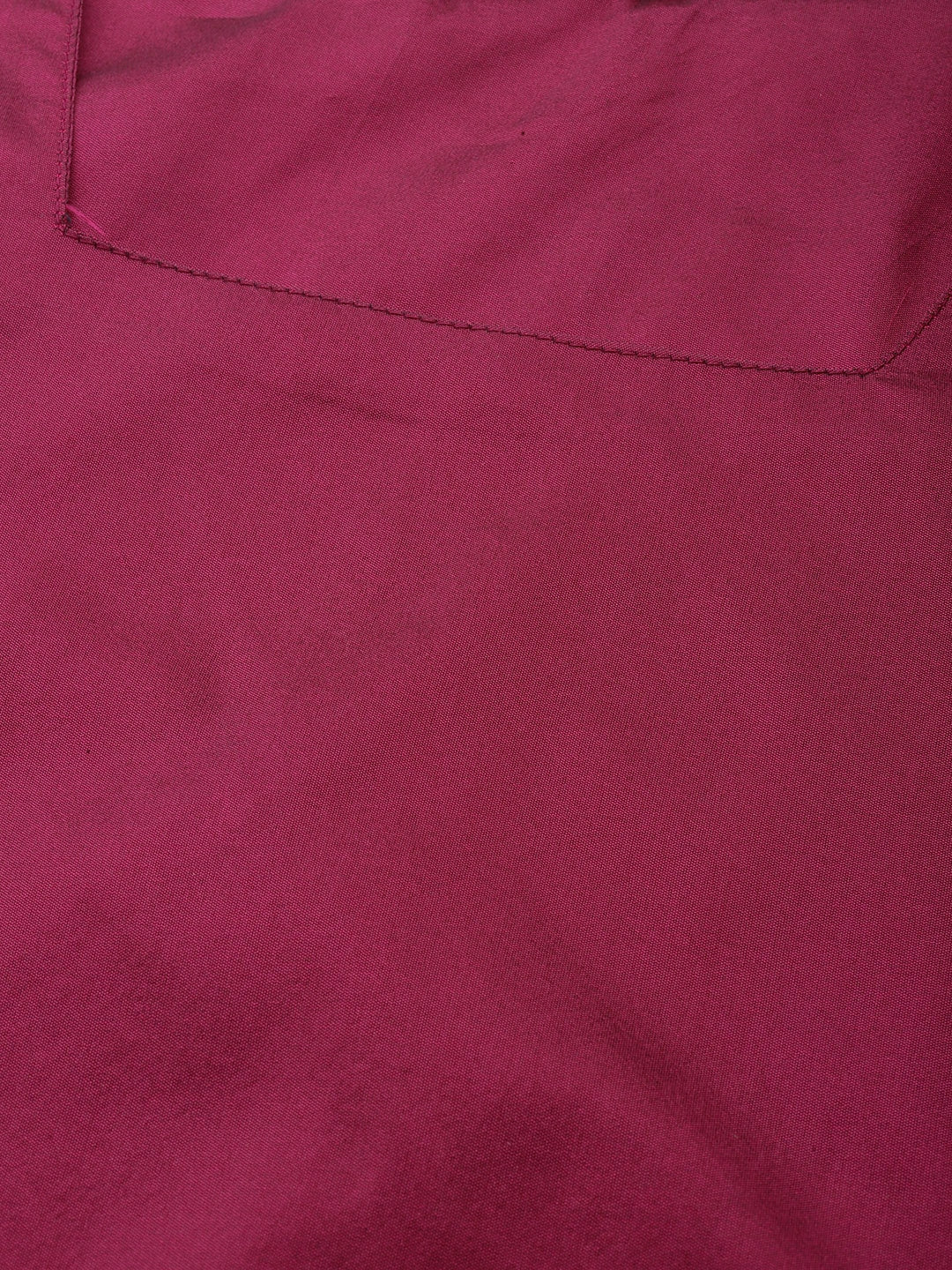 Women's Mustard Yellow & Magenta Woven Design Layered A-Line Kurta