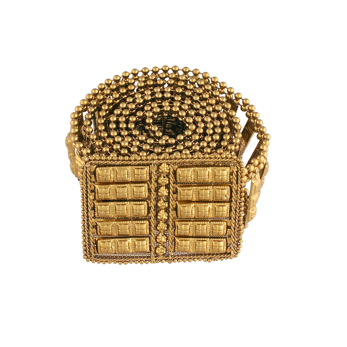 Women's 18k Gold Plated Ethnic Kundan Studded Kamarband