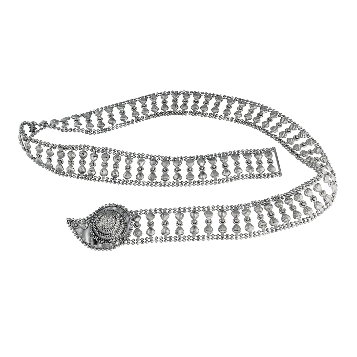 Women's 18k Gold Plated Ethnic Kundan Studded Kamarband