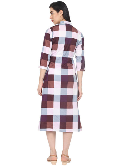 Women's A-Line Multicolor Dress
